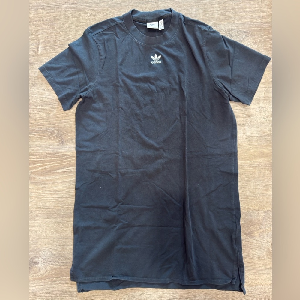 Adidas Women's Black Dress with White Logo